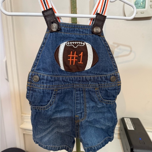 NWT Children’s Place Football Shortalls - Picture 2 of 8